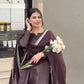 Designer Japan Satin Suit Set with Georgette Dupatta