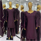 Designer Japan Satin Suit Set with Georgette Dupatta