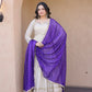 Designer Mirror Work Anarkali with Contrast Dupatta for and Wedding Occasions