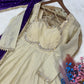 Designer Mirror Work Anarkali with Contrast Dupatta for and Wedding Occasions