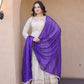 Designer Mirror Work Anarkali with Contrast Dupatta for and Wedding Occasions