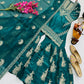 Designer Organza Silk Palazzo Suit Set for Wedding and Festive Wear