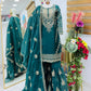 Designer Organza Silk Palazzo Suit Set for Wedding and Festive Wear
