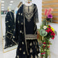 Designer Organza Silk Palazzo Suit Set for Wedding and Festive Wear