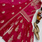 Designer Organza Silk Palazzo Suit Set for Wedding and Festive Wear