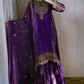 Designer Organza Silk Palazzo Suit Set for Wedding and Festive Wear