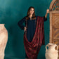 Designer Pure Crepe Silk Embroidered Suit Set with Dupatta