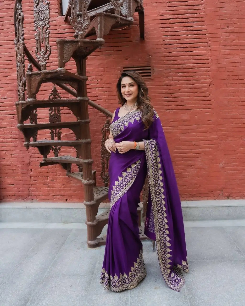 Designer Rangoli Silk Saree with Zari Sequence Work for Wedding Reception and Festive Party