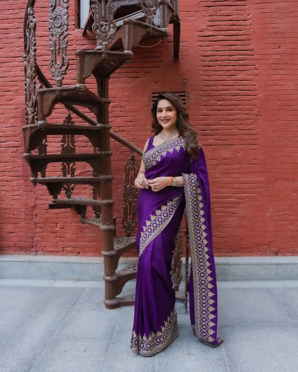 Designer Rangoli Silk Saree with Zari Sequence Work for Wedding Reception and Festive Party