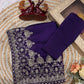 Designer Rangoli Silk Saree with Zari Sequence Work for Wedding Reception and Festive Party