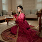 Designer Rayon Anarkali Suit with Embroidered Dupatta for Festive and Party Wear