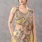 Designer Ready to Wear Embroidered Chinon Saree for Festive and Party Wear