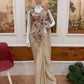 Designer Ready to Wear Embroidered Chinon Saree for Festive and Party Wear