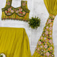 Designer Ready to Wear Embroidered Chinon Saree for Festive and Party Wear