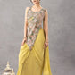 Designer Ready to Wear Embroidered Chinon Saree for Festive and Party Wear