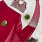 Designer Ready to Wear Embroidered Faux Georgette Saree for Festive and Party Wear