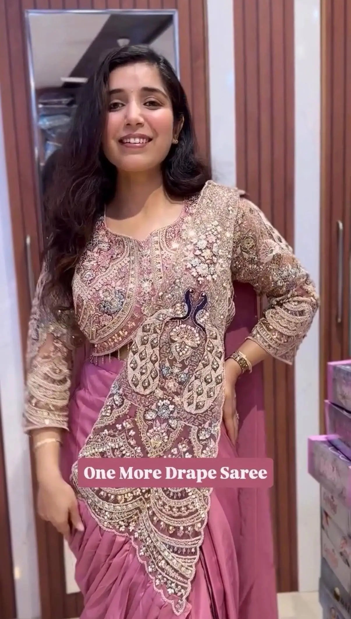 Designer Ready to Wear Embroidered Rangoli Silk Saree for Festive and Party Wear
