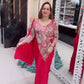 Designer Ready to Wear Embroidered Rangoli Silk Saree for Festive and Party Wear
