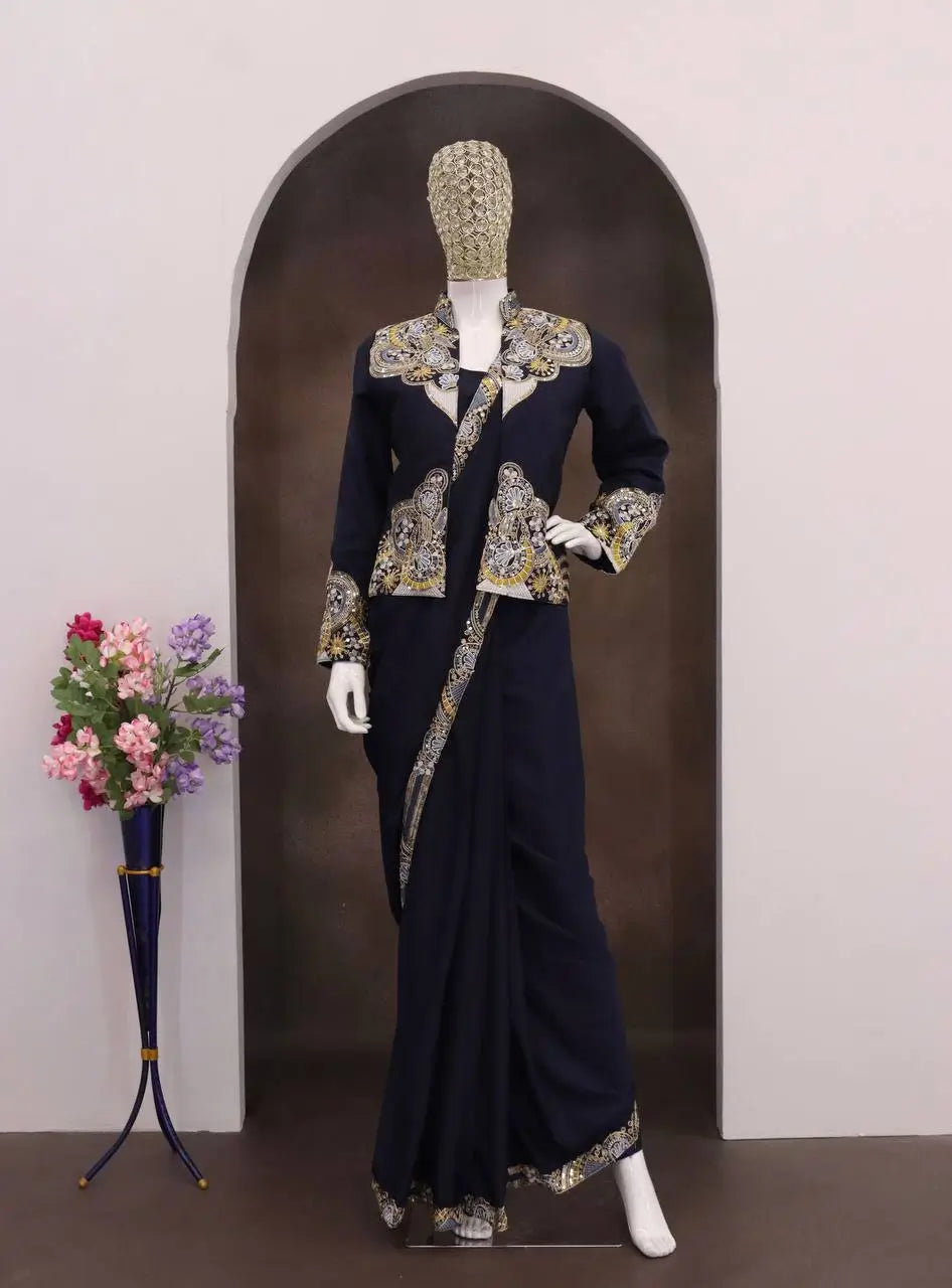 Designer Ready to Wear Koti Saree for Wedding and Festive Wear
