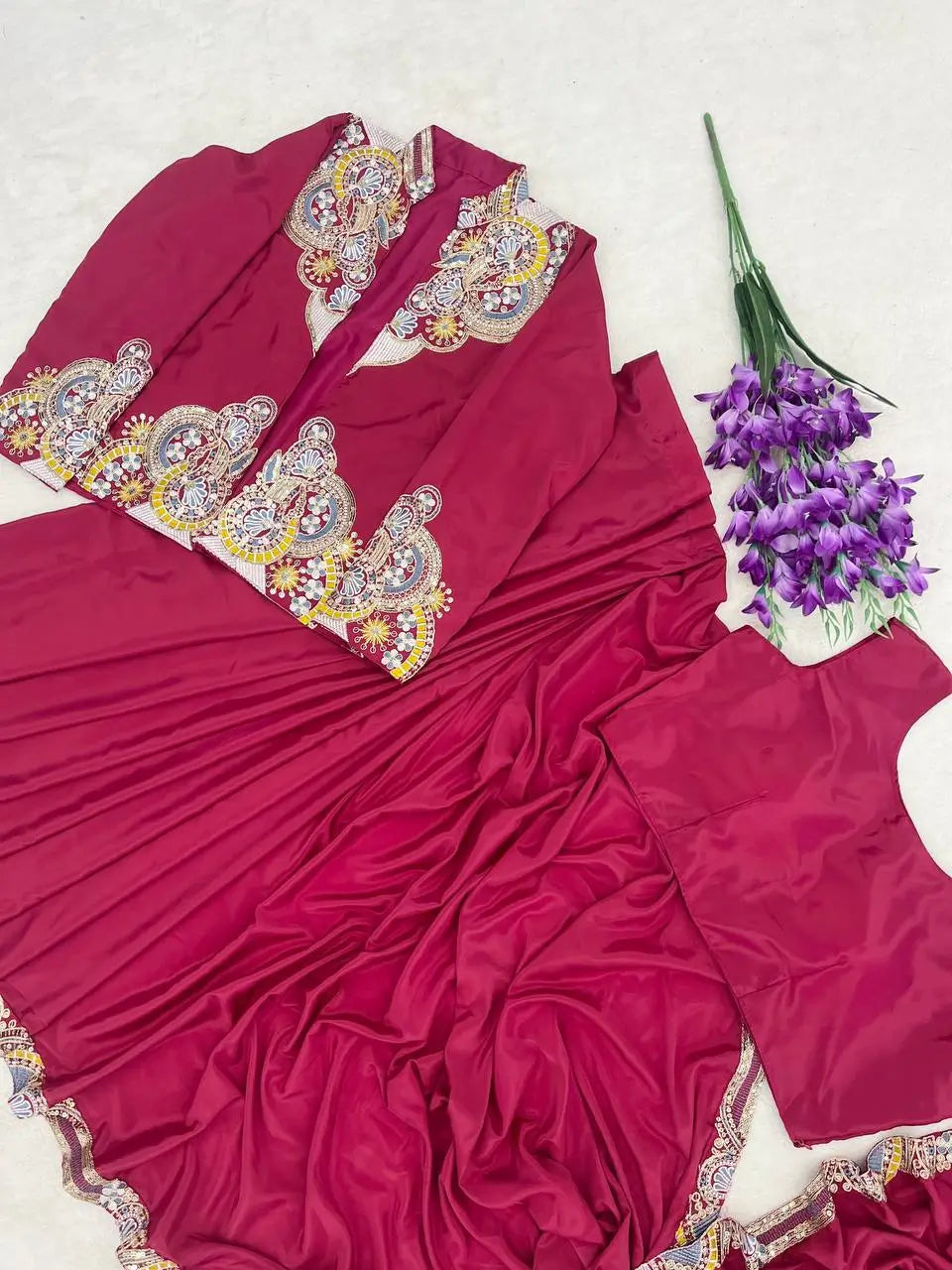 Designer Ready to Wear Koti Saree for Wedding and Festive Wear