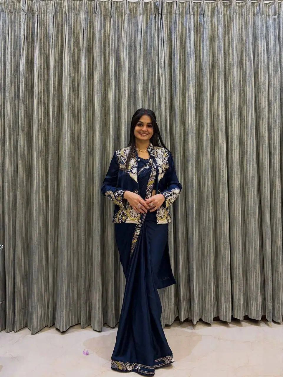 Designer Ready to Wear Koti Saree for Wedding and Festive Wear