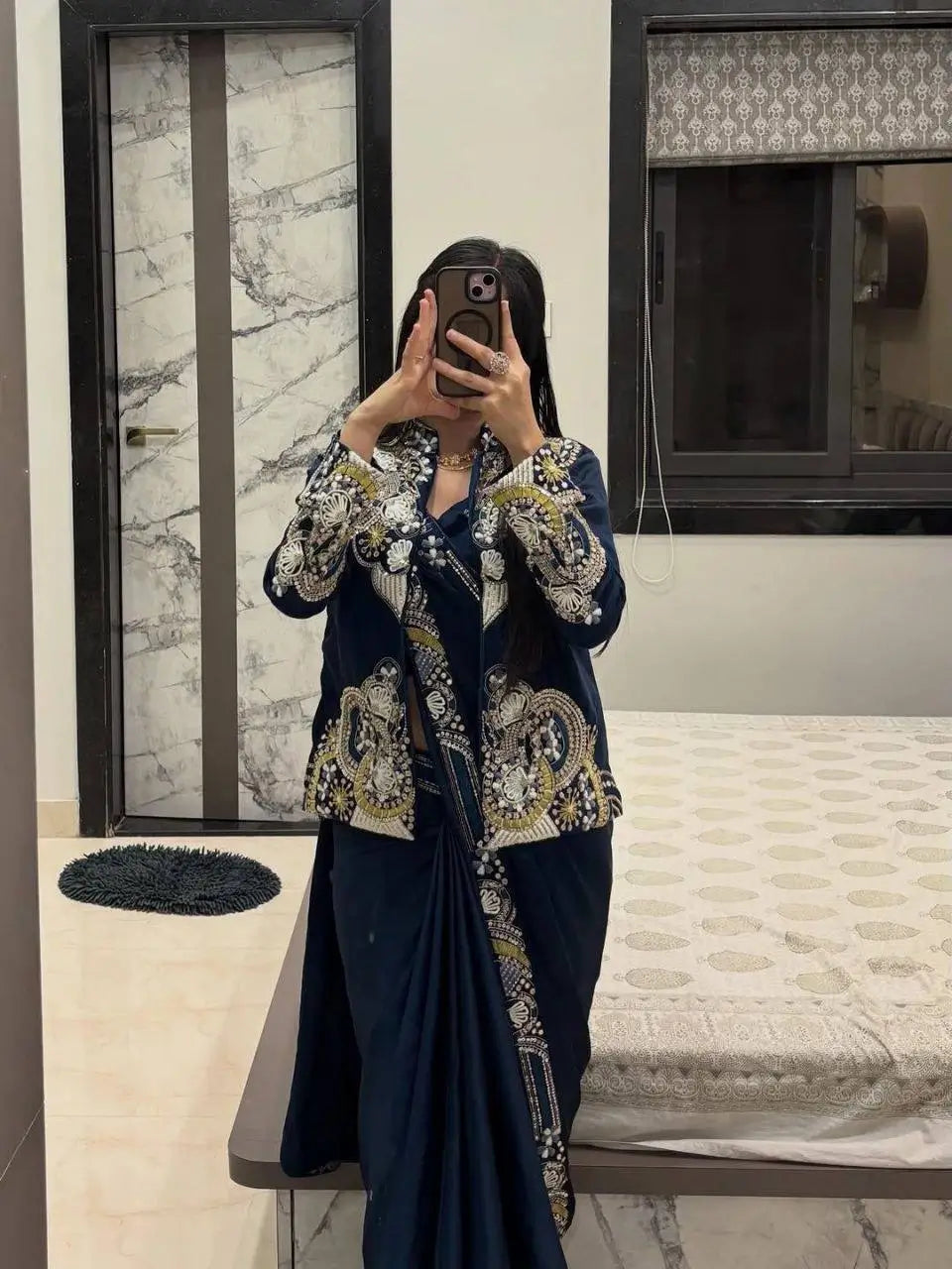 Designer Ready to Wear Koti Saree for Wedding and Festive Wear