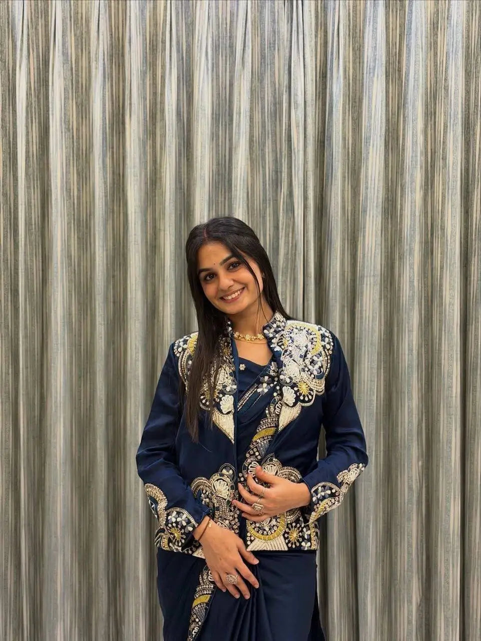 Designer Ready to Wear Koti Saree for Wedding and Festive Wear