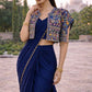 Designer Ready to Wear Saree with Embroidered Koti for Festive and Party Wear