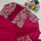 Designer Ready to Wear Saree with Embroidered Koti for Wedding and Party Wear