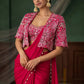 Designer Ready to Wear Saree with Embroidered Koti for Wedding and Party Wear