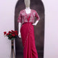 Designer Ready to Wear Saree with Embroidered Koti for Wedding and Party Wear