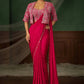 Designer Ready to Wear Saree with Embroidered Koti for Wedding and Party Wear