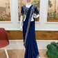 Designer Ready to Wear Semi Beads Saree for Festive and Party Wear