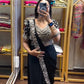 Designer Ready to Wear Semi Beads Saree for Festive and Party Wear