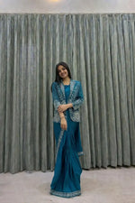 Designer Ready to Wear saree with Koti for Wedding and party Wear