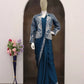 Designer Ready to Wear saree with Koti for Wedding and party Wear