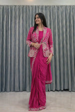 Designer Ready to Wear saree with Koti for Wedding and party Wear