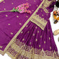 Designer Red Chinon Silk Lehenga Set with Heavy Embroidery & Sequins Work | Fully Stitched with Dupatta