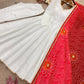Designer Roman Silk Gown Set with Maslin Dupatta