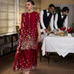 Designer Roman Silk Palazzo Suit with Embroidered Dupatta | Fully Stitched