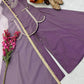 Designer Roman Simar Silk Sharara Suit with Sequin Embroidery & Organza Dupatta