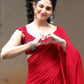 Designer Ruffle Faux Georgette Saree for Party and Wedding Wear