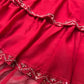 Designer Ruffle Faux Georgette Saree for Party and Wedding Wear