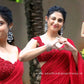 Designer Ruffle Faux Georgette Saree for Party and Wedding Wear