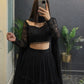 Designer Ruffle Style Georgette Lehenga Set for Wedding and Party Wear