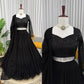 Designer Ruffle Style Georgette Lehenga Set for Wedding and Party Wear