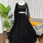 Designer Ruffle Style Georgette Lehenga Set for Wedding and Party Wear