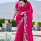 Designer Satin Chiffon Festival Wedding Saree for Special Occasions