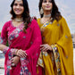 Designer Satin Chiffon Festival Wedding Saree for Special Occasions