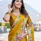 Designer Satin Chiffon Festival Wedding Saree for Special Occasions